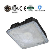 Chine Fournisseur LED 35 W 60 W 100 W 140 W LED Cour d&#39;auvent Lumière UL ETL Listed IP65 Station d&#39;essence extérieure led Canopy lampe pour 5 ans